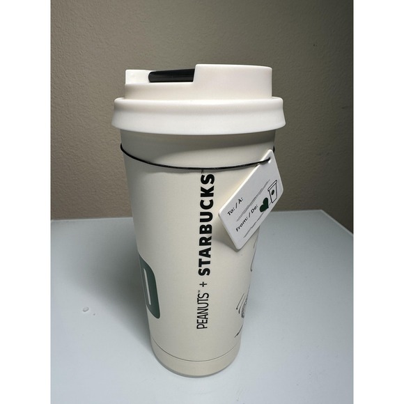 2025 PEANUTS X STARBUCKS Joe Kind Stainless Steel Tumbler 16oz Snoopy Woodstock - Picture 7 of 11
